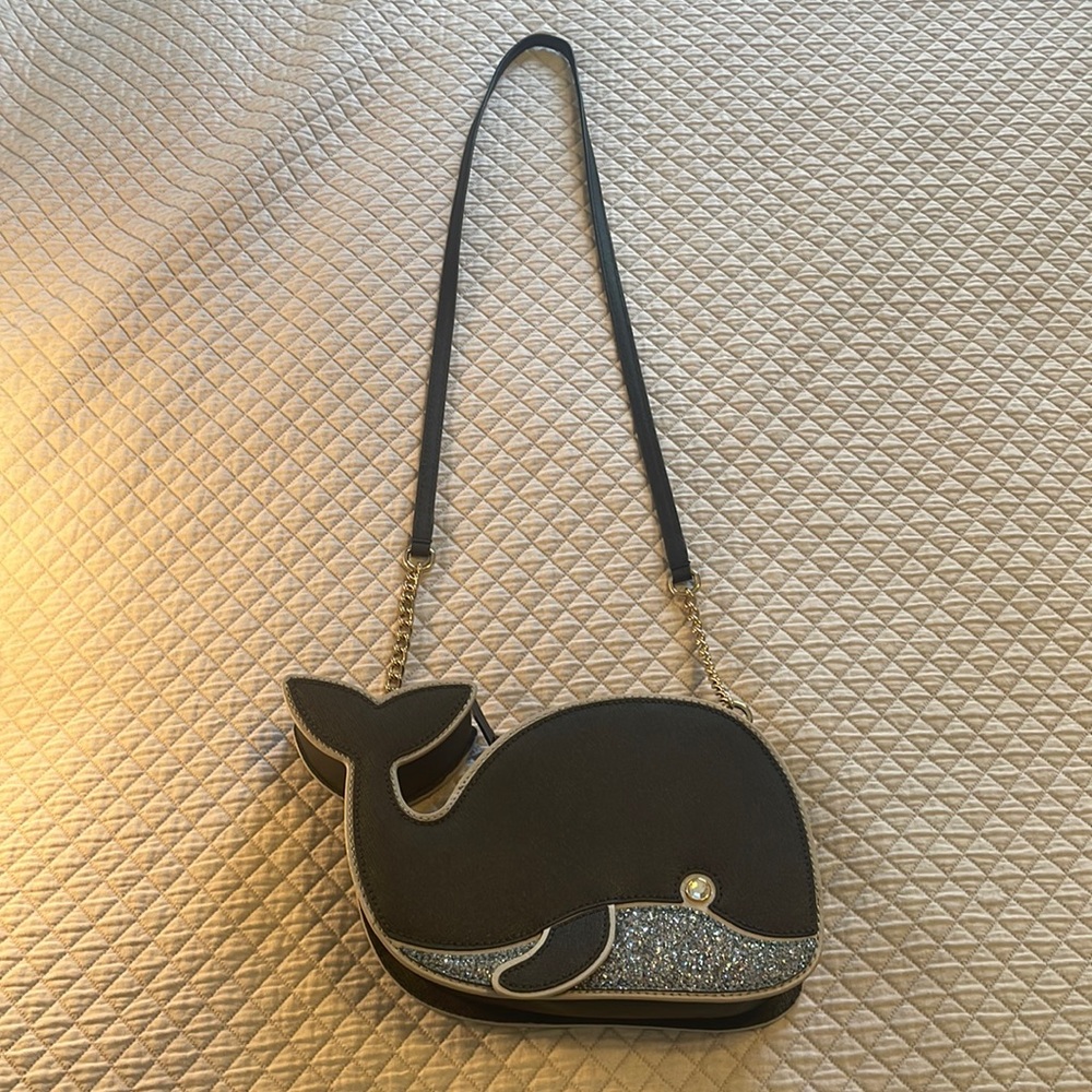 Never been used Kate Spade whale shaped crossbody